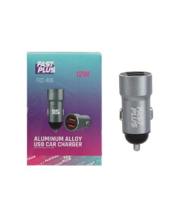 شارژر فندکی  فست پلاس مدل FCC-406 توان 12 وات
