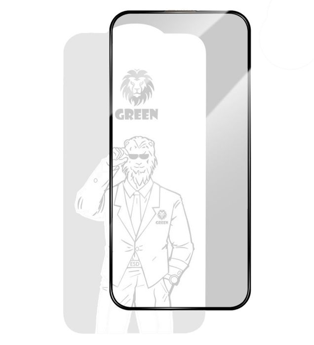 تصویر  گلس گوشی سامسونگ گلکسی A25 گرین مدل تمام صفحه