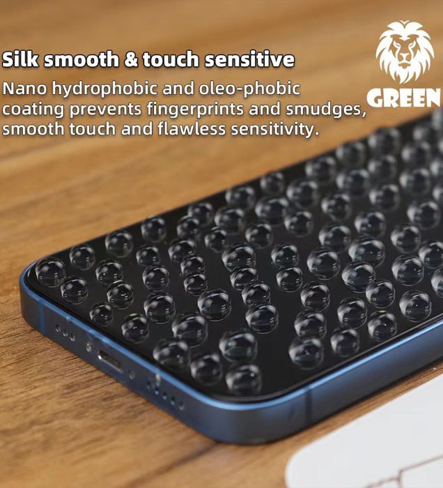 تصویر  گلس گوشی سامسونگ گلکسی A25 گرین مدل تمام صفحه