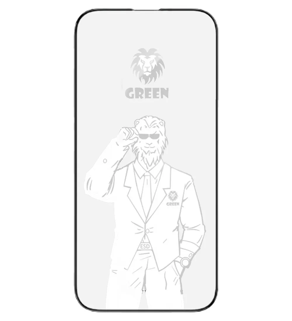 تصویر  گلس گوشی سامسونگ گلکسی A21s گرین مدل تمام صفحه