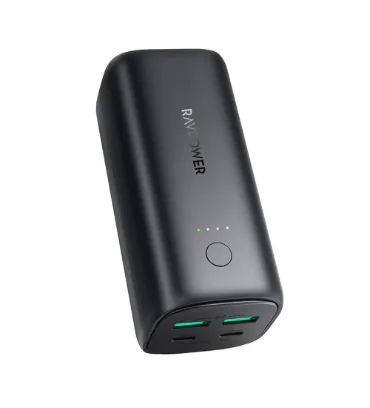 تصویر پاوربانک راوپاور مدل RPPB208 50W ظرفیت 20000 میلی آمپر ساعت