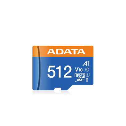 کارت حافظه microSDXC ای دیتا مدل V10 کلاس 10 استاندارد سرعت 90MBps ظرفیت 512 گیگابایت