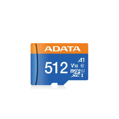 تصویر  کارت حافظه microSDXC ای دیتا مدل V10 کلاس 10 استاندارد سرعت 90MBps ظرفیت 512 گیگابایت