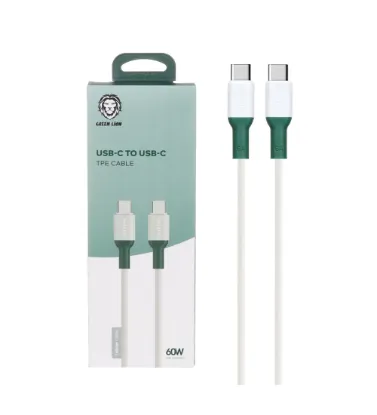 تصویر  کابل شارژ فست تایپ سی به تایپ سی گرین لاین مدل GNCPCTYC1MWH