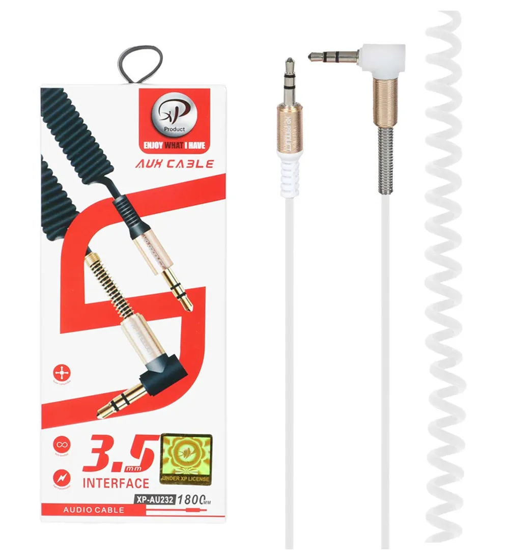 تصویر  کابل صدا 1.8 متری فنری آ یو ایکس ایکس پی پروداکت مدل AU232