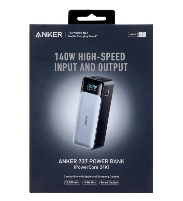 تصویر  پاوربانک انکر مدل A1289 140W ظرفیت 24000 میلی آمپر ساعت