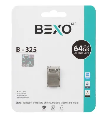 تصویر  فلش مموری 64 گیگابایت بکسو مدل B-325 USB2.0