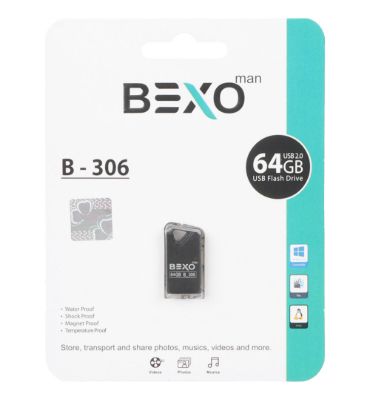 فلش مموری 64 گیگابایت بکسو مدل B-306 USB2.0