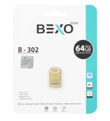 فلش مموری 64 گیگابایت بکسو مدل B-302 USB2.0