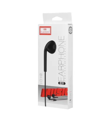 تصویر  هندزفری سیمی ارلدام مدل E51