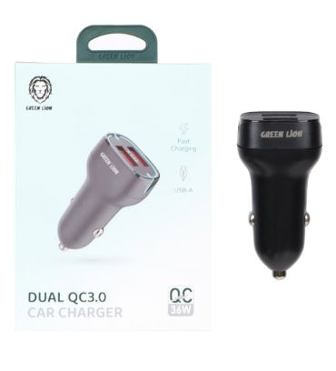 شارژر فندکی گرین لاین مدل GNCCDLQCBK توان 36 وات