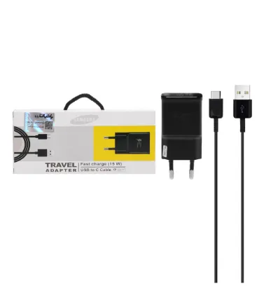 تصویر  شارژر دیواری سامسونگ با کابل شارژ تایپ سی