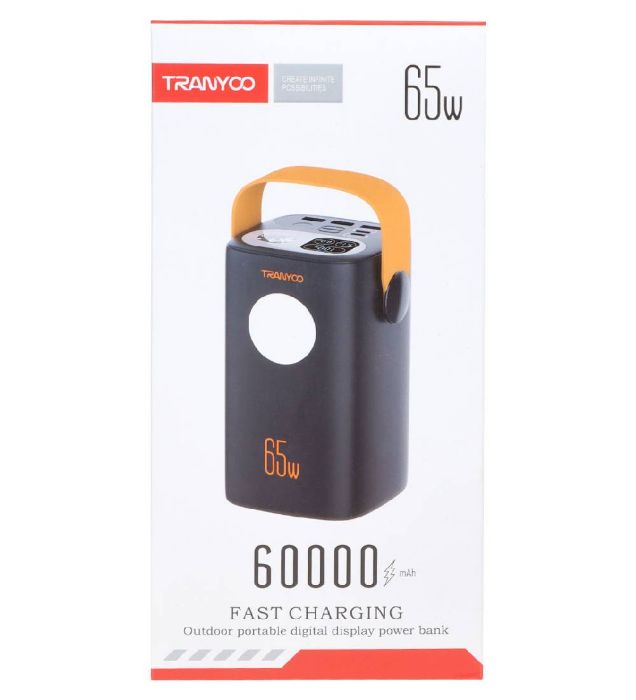 تصویر  پاوربانک ترانیو مدل T-F23 65W ظرفیت 60000 میلی آمپر ساعت