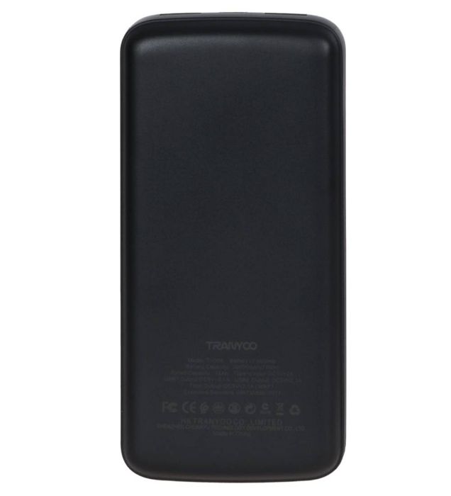 تصویر  پاوربانک ترانیو مدل T-D09 10W ظرفیت 20000 میلی آمپر ساعت
