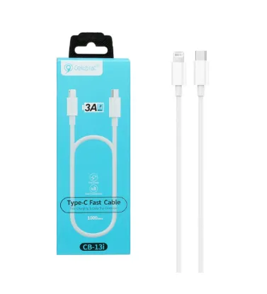 تصویر  کابل شارژ فست تایپ سی به لایتنینگ سلبریت مدل CB-13i