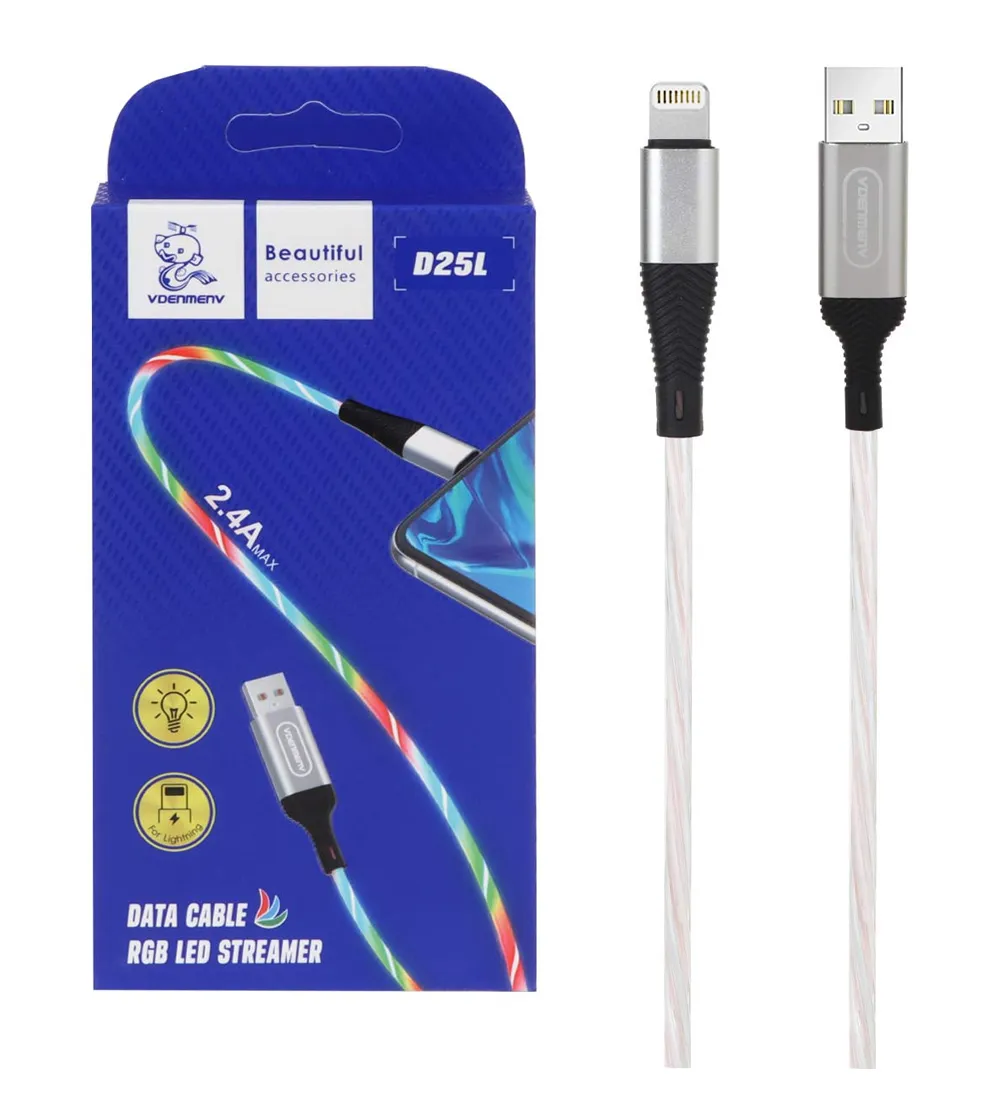 تصویر  کابل شارژ فست دنمن آیفون مدل D25L