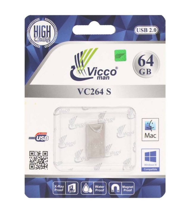 تصویر  فلش مموری ویکومن مدل VC264 S USB2.0 ظرفیت 64 گیگابایت