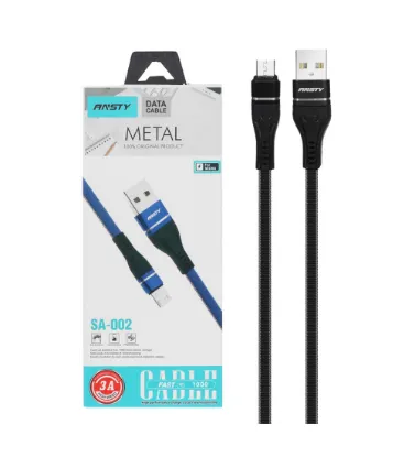 تصویر  کابل شارژ فست اندروید انتسی مدل SA-002