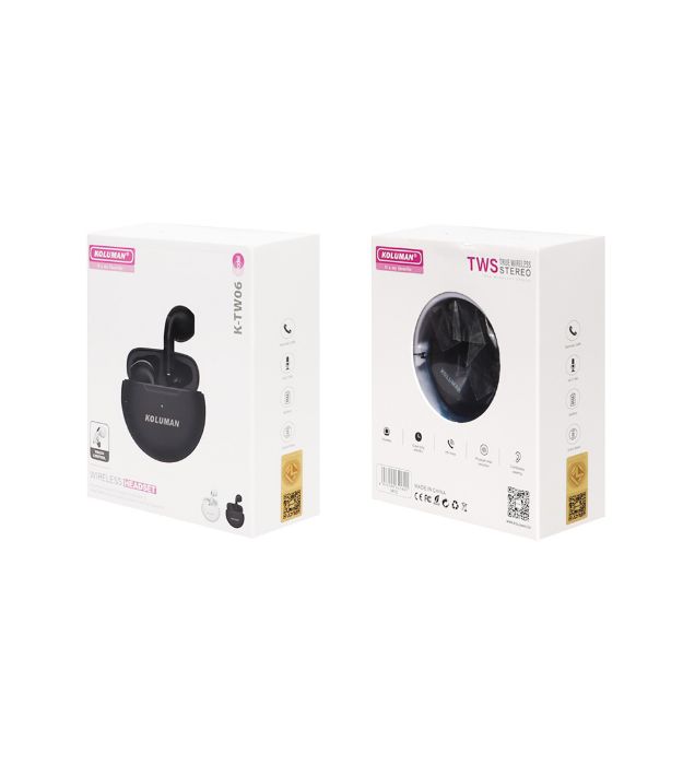 تصویر  هندزفری بی سیم کلومن مدل K-TW06