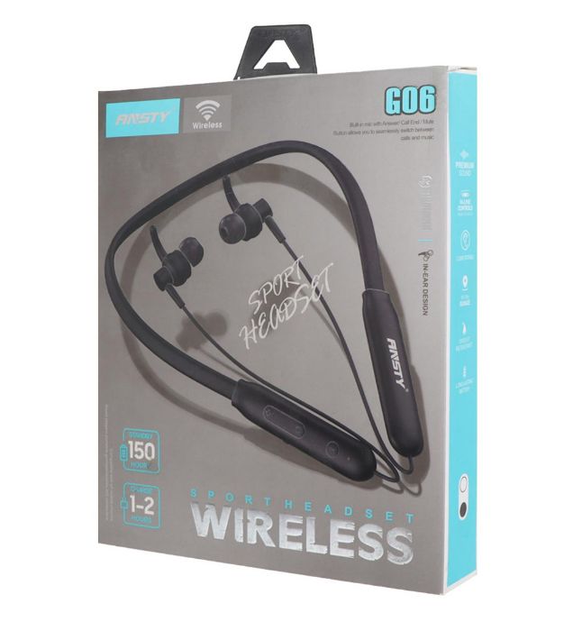 تصویر  هندزفری گردنی انتسی مدل G06