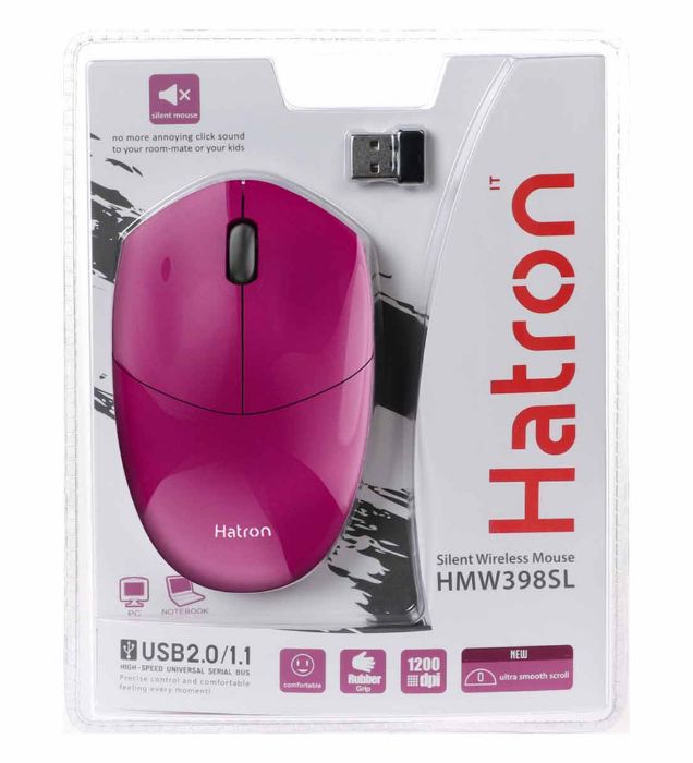 تصویر  ماوس بی سیم هترون مدل HMW398SL تصویر  ماوس بی سیم هترون مدل HMW398SL