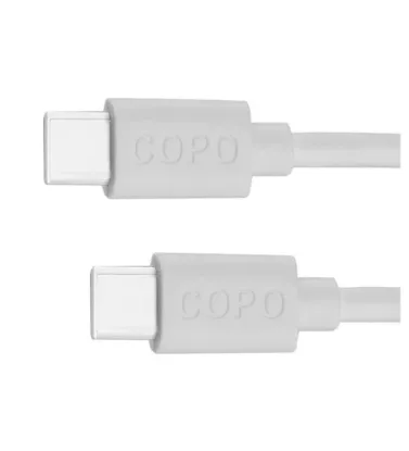 تصویر  کابل کوپو تایپ سی به تایپ سی مدل C12 یک متری