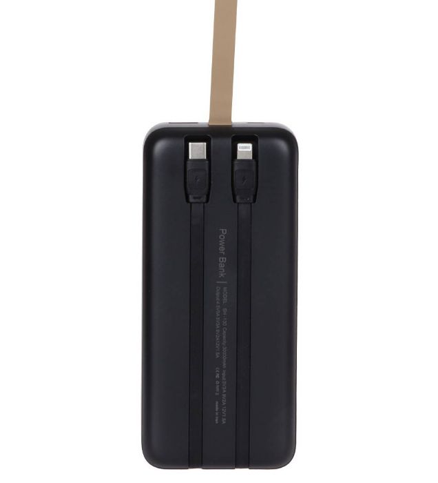 تصویر  پاوربانک شوش مدل SH-130 22.5W ظرفیت 30000 میلی آمپر ساعت