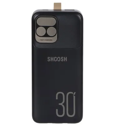 تصویر  پاوربانک شوش مدل SH-130 22.5W ظرفیت 30000 میلی آمپر ساعت
