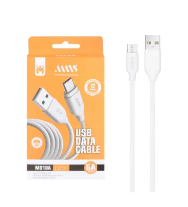 تصویر  کابل شارژ فست اندروید ام ان اس مدل M010A طول 1.1 متر