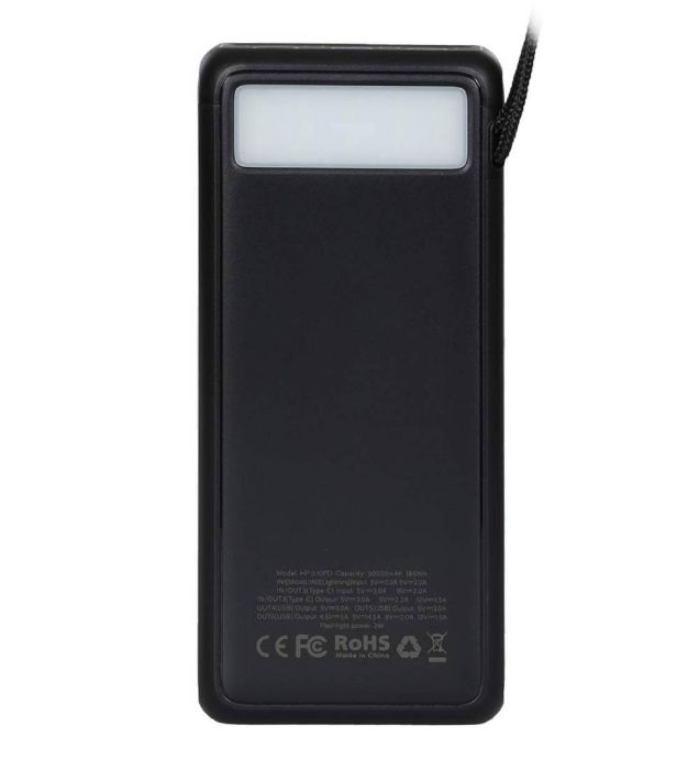 تصویر  پاوربانک هیسکا مدل HP-510PD 22.5W ظرفیت 50000 میلی آمپر ساعت