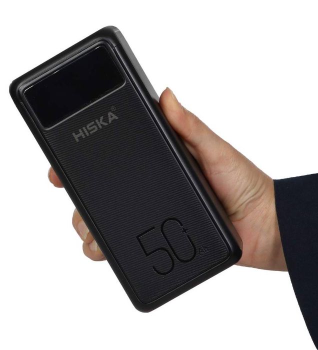 تصویر  پاوربانک هیسکا مدل HP-510PD 22.5W ظرفیت 50000 میلی آمپر ساعت