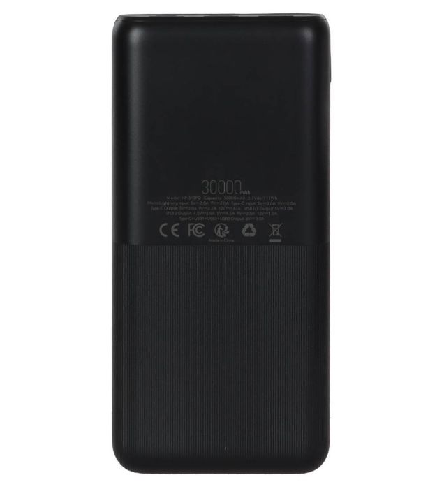 تصویر  پاوربانک هیسکا مدل HP-310PD 22.5W ظرفیت 30000 میلی آمپر ساعت