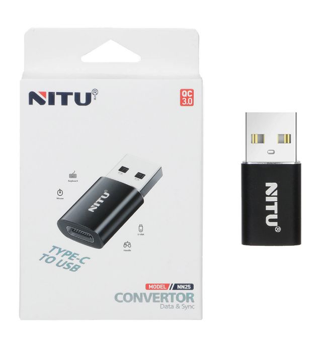 تصویر  تبدیل یو اس بی به تایپ سی نیتو مدل NN25