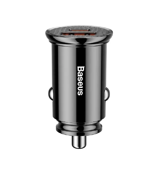 تصویر  شارژر فندکی باسئوس مدل CCALL-YS01 توان 30 وات