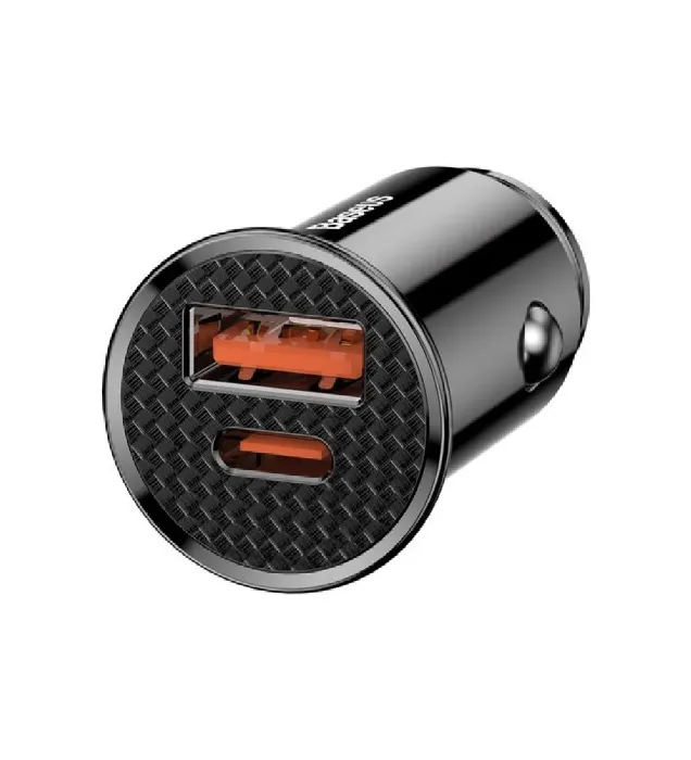 تصویر  شارژر فندکی باسئوس مدل CCALL-YS01 توان 30 وات