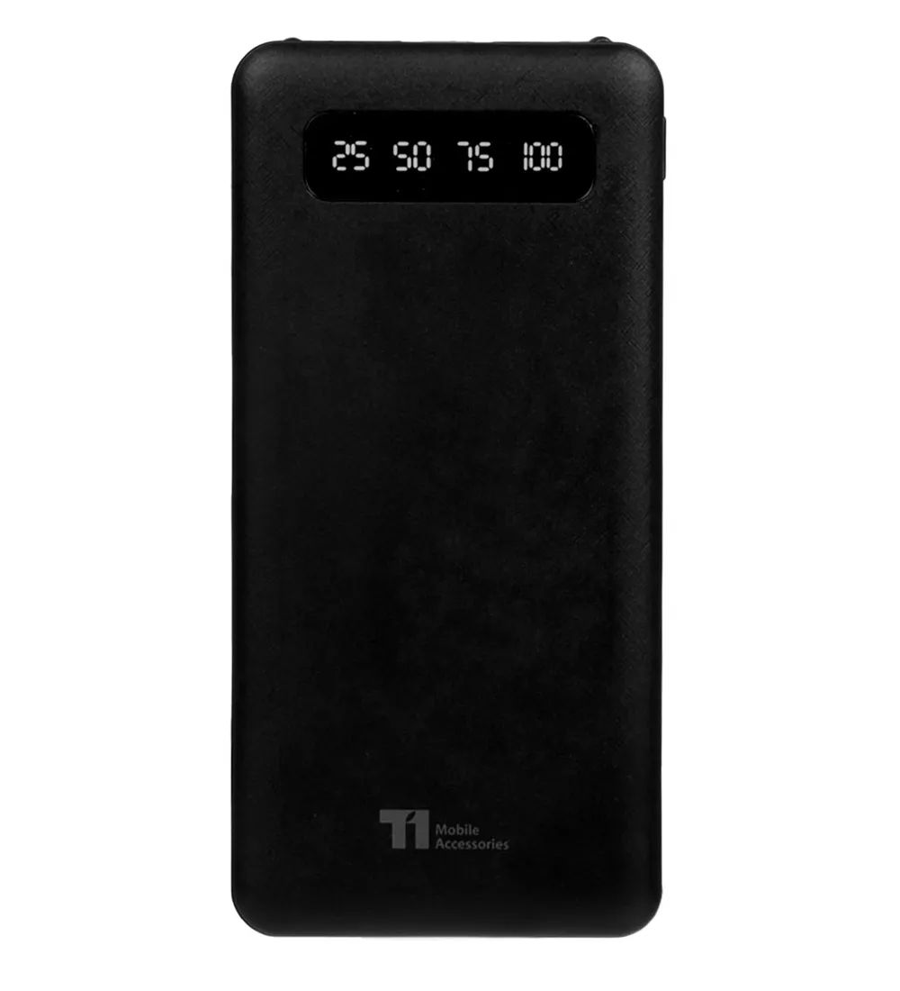 تصویر  پاوربانک تی وان 10W مدل T1.25 ظرفیت 10000 میلی آمپر ساعت