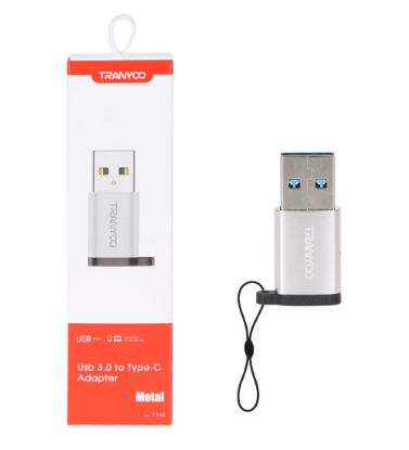 نمایش جزئیات برای تبدیل Type-C به USB3.0 ترانیو مدل T-E42 تصویر تبدیل Type-C به USB3.0 ترانیو مدل T-E42