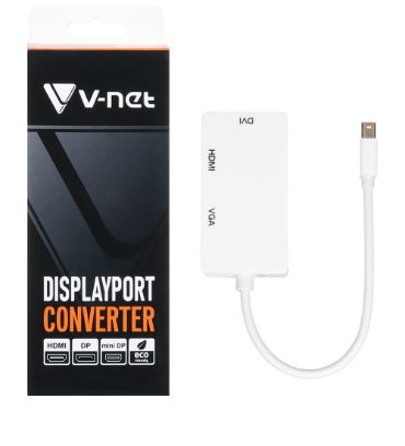 تبدیل VGA / HDMI / DVI به Mini DisplayPort وی نت مدل V-COMDP2HDV