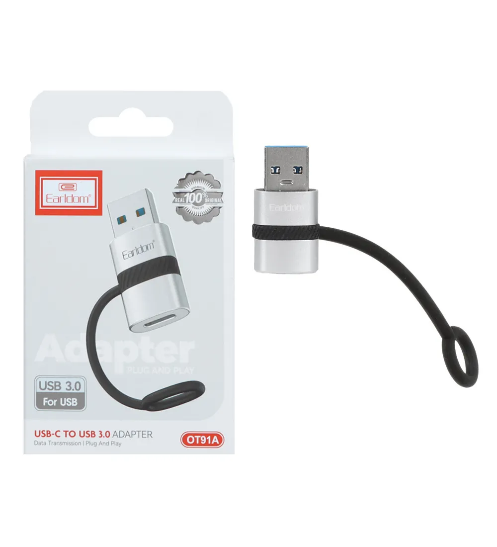 تصویر  تبدیل Type-C به USB 3.0 ارلدام مدل ET-OT91A