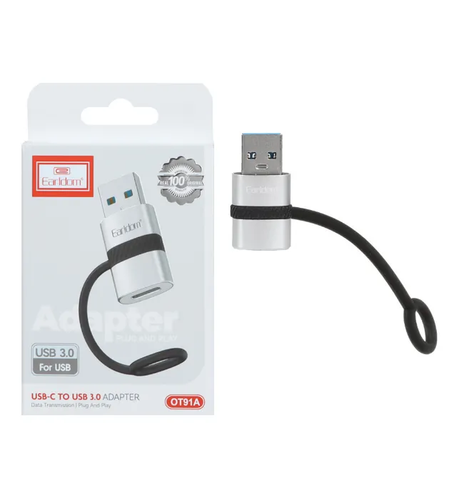 تصویر  تبدیل Type-C به USB 3.0 ارلدام مدل ET-OT91A