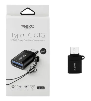 تصویر تبدیل OTG Type C یسیدو مدل GS06