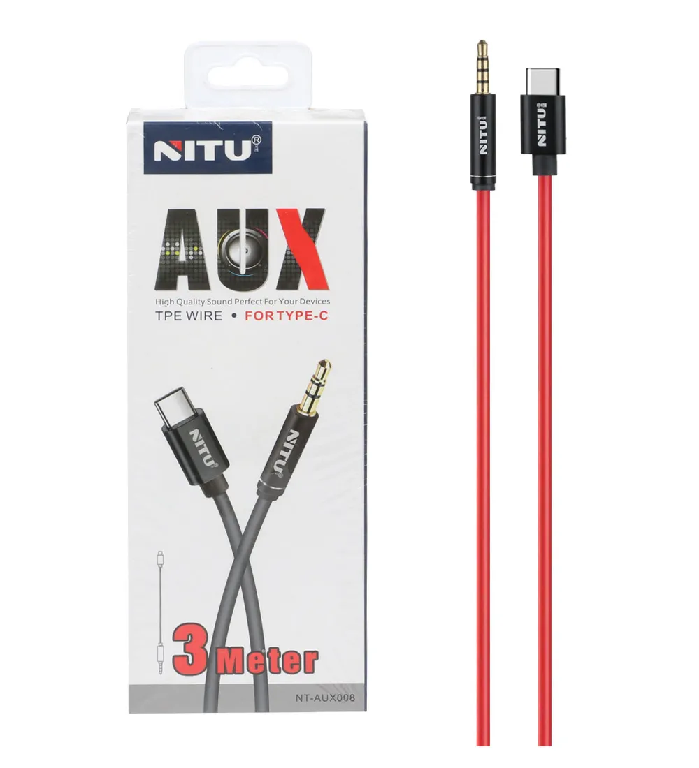 تصویر  تبدیل AUX به Type-C نیتو مدل 008