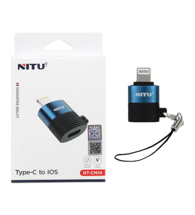 تصویر  تبدیل Type-C به Lightning نیتو مدل CN14
