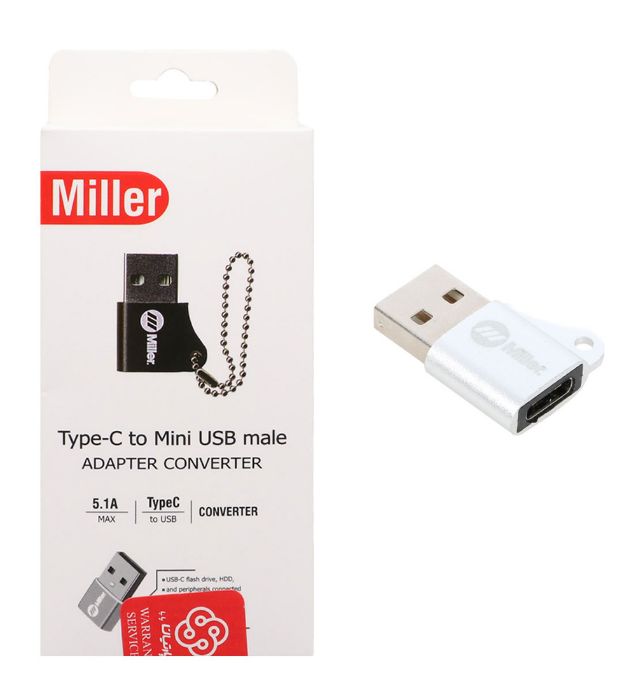 تصویر  تبدیل  micro USB به Type-C میلر مدل MO-201