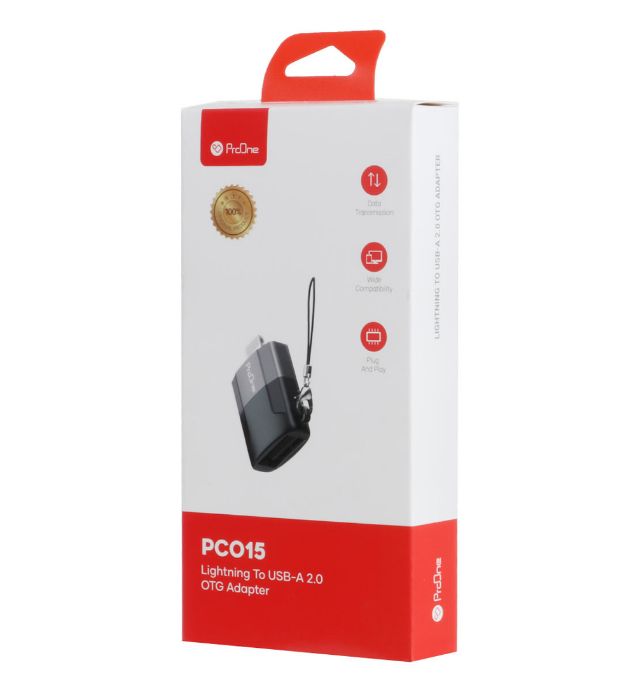 تصویر  تبدیل Lightning به USB پرووان مدل PC015 تصویر  تبدیل Lightning به USB پرووان مدل PC015