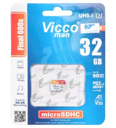 تصویر  کارت حافظه 32 گیگابایت ویکومن فاینال microSDHC کلاس 10 با سرعت 90 مگابایت در ثانیه