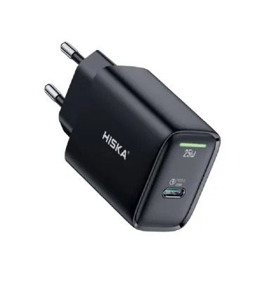 تصویر شارژر دیواری 25 وات هیسکا مدل h106 gan