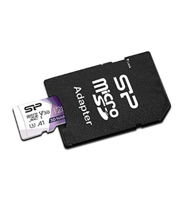 تصویر  کارت حافظه microSDXC سیلیکون پاور مدل Superior Pro کلاس 10 استاندارد UHS-I U3 سرعت 100MBps ظرفیت 128 گیگابایت