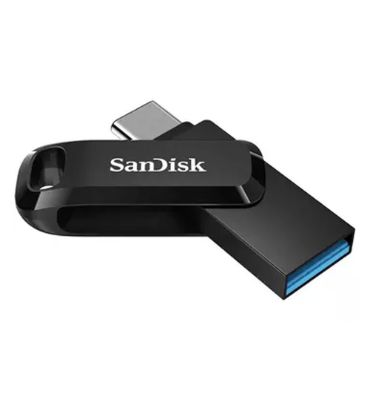 فلش مموری OTG سن دیسک مدل Dual Drive Go USB Type C ظرفیت 256 گیگابایت