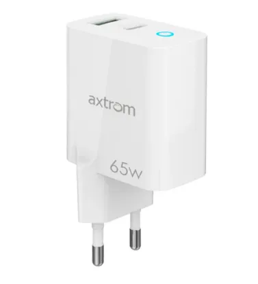 تصویر  شارژر دیواری 65 وات اکستروم مدل AWC65WPQ-W